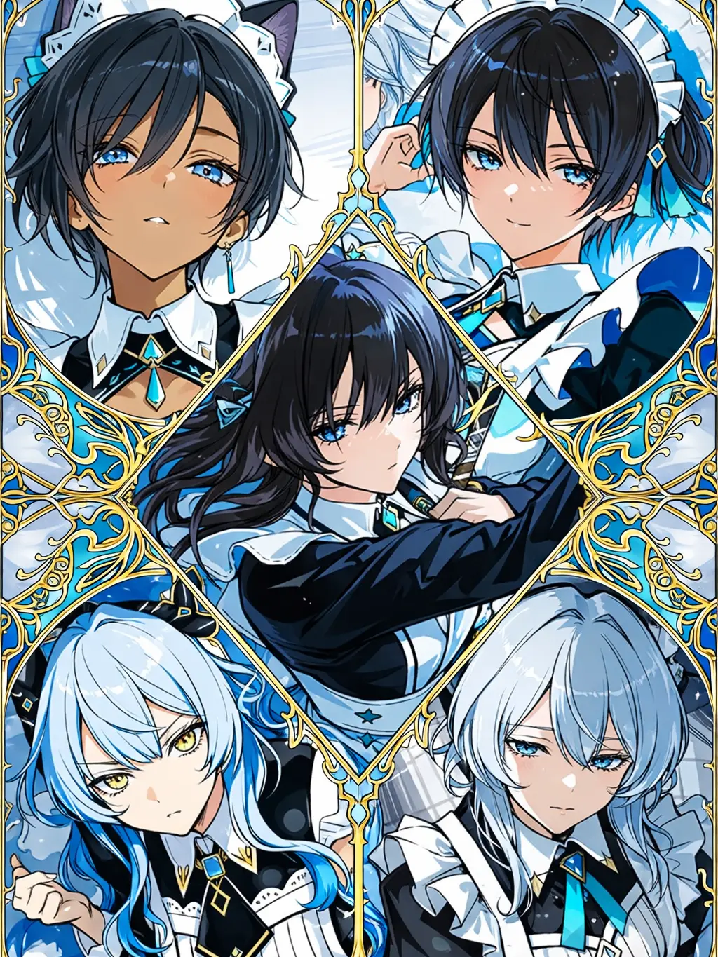 Nisikigoi1905의 拾われの個性派メイド達！