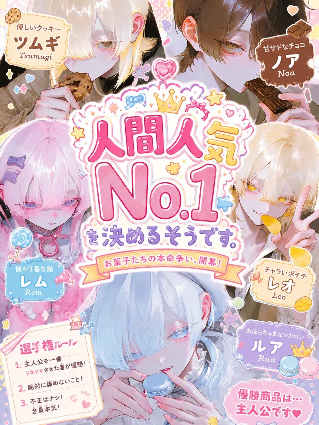 Makoto-0816의 人間人気No.1を決めるそうです。