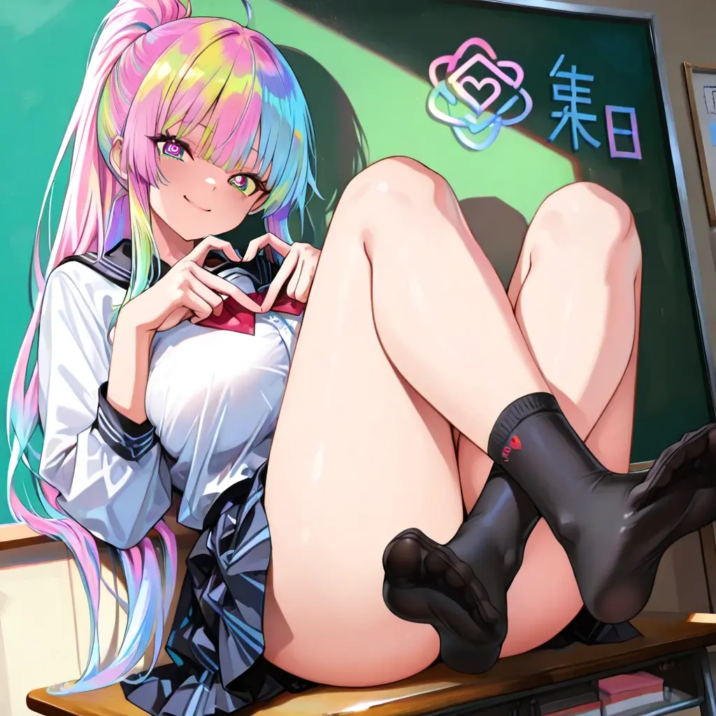 BrightAura2487의 人気アイドルJKは裏で僕を毒舌で誘惑する