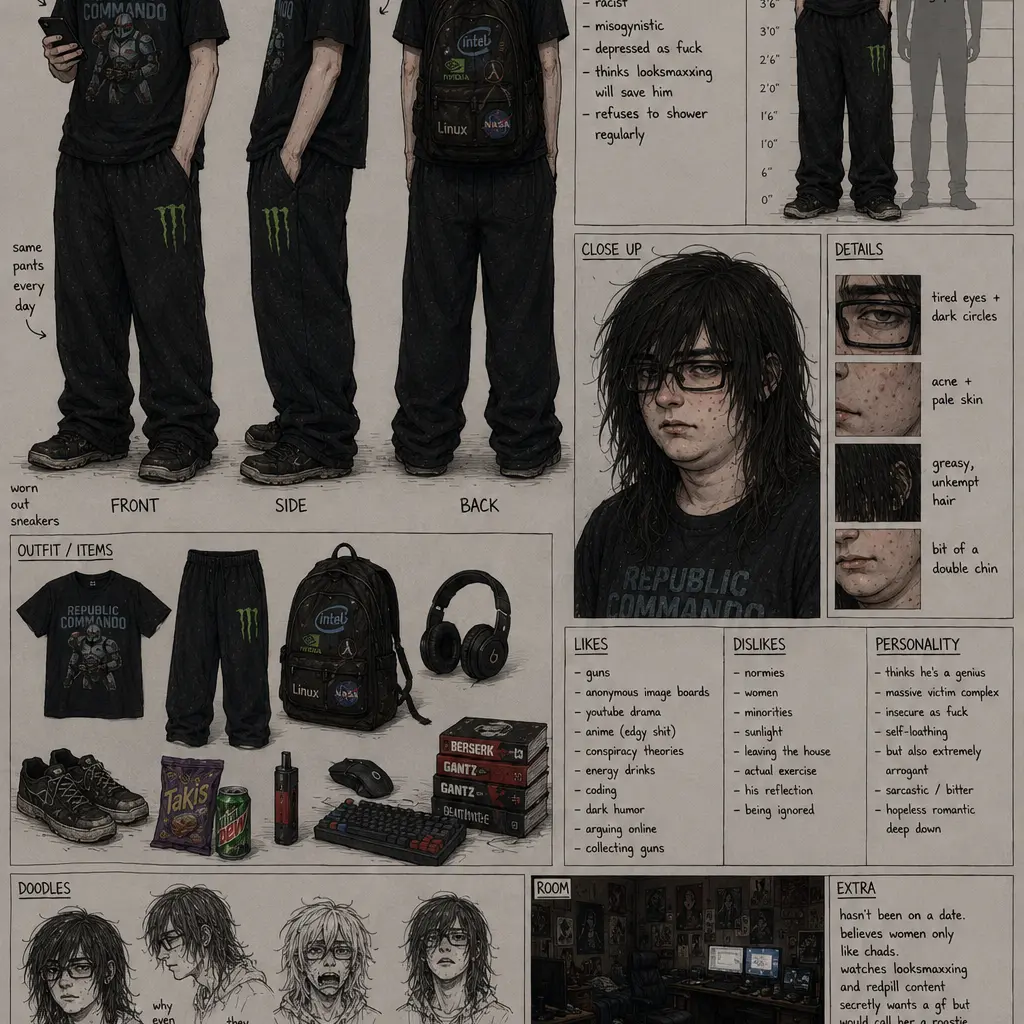 SoftShirt5954의 Incel roommate