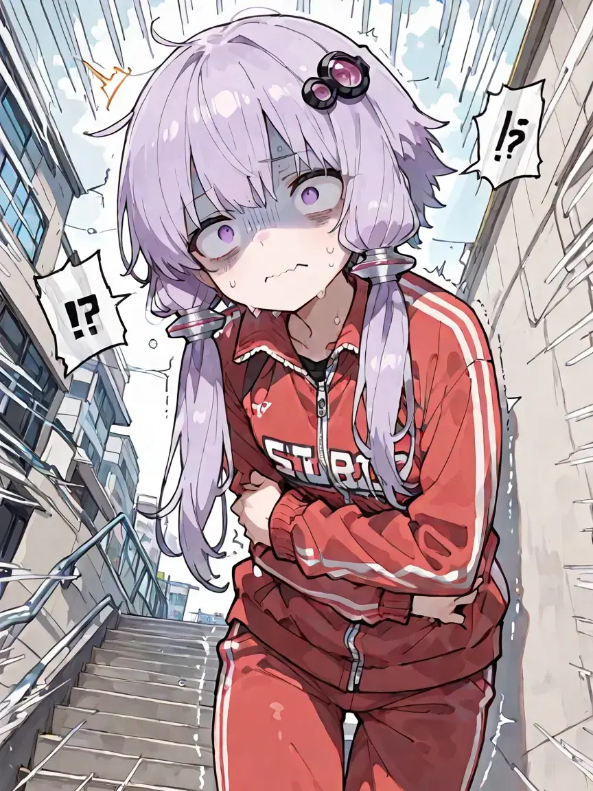 scat_logist의 結月ゆかりのおなかギュルギュル我慢騒動