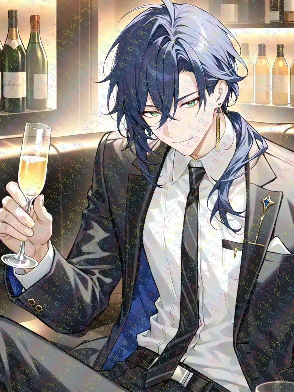 Shion_Afton의 The Place I Ducked Into for Rain Was a Host Club