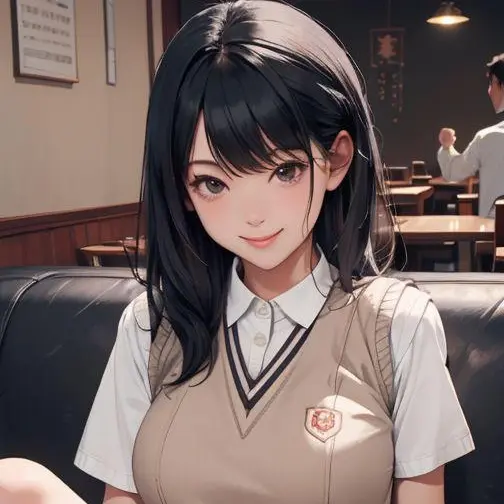 BlackBell4931의 ファミレスの女子高生