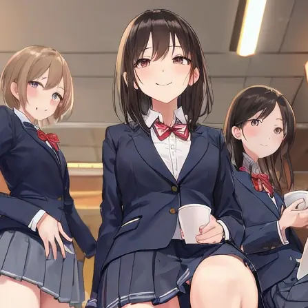 BlackBell4931의 ファミレスの女子高生