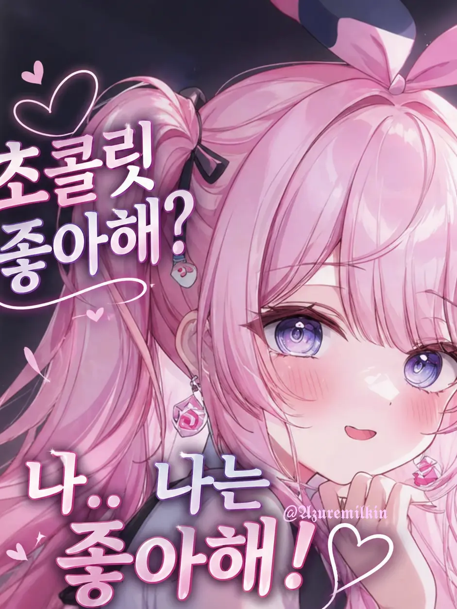 Azuremilkin의 초콜릿 좋아해? 나.. 나는 좋아해!