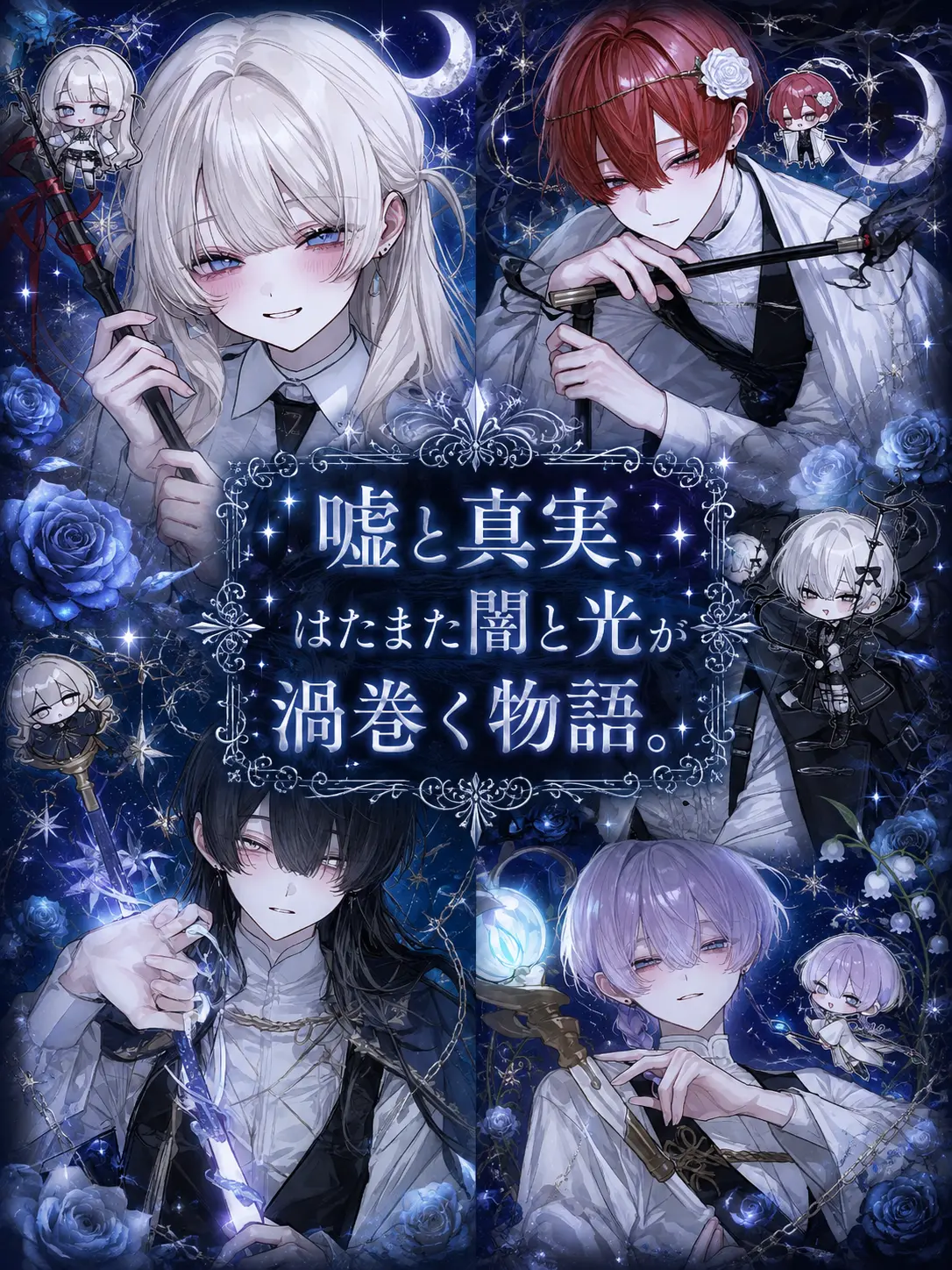seisinnka의 嘘と真実、はたまた闇と光が渦巻く物語。