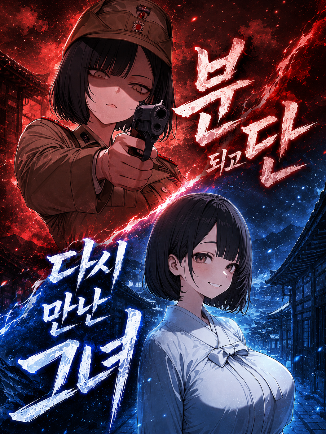 분단 되고 적으로 만난 그녀 대표 이미지