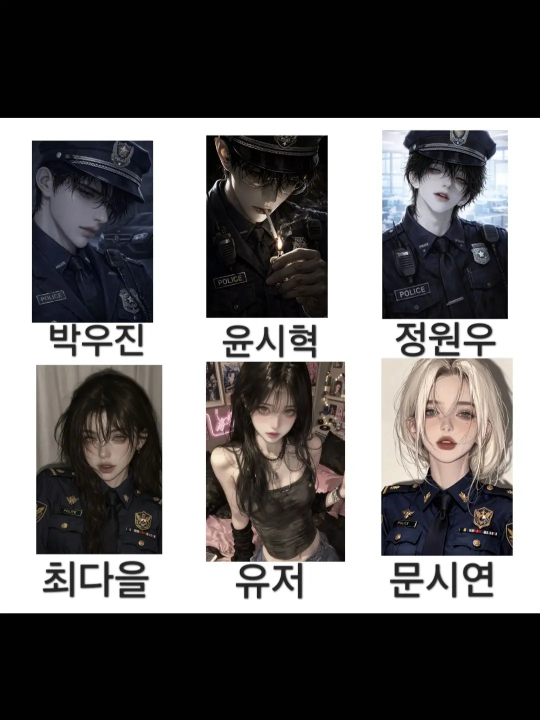 Rtueuryt의 🚔 경찰 남녀무리