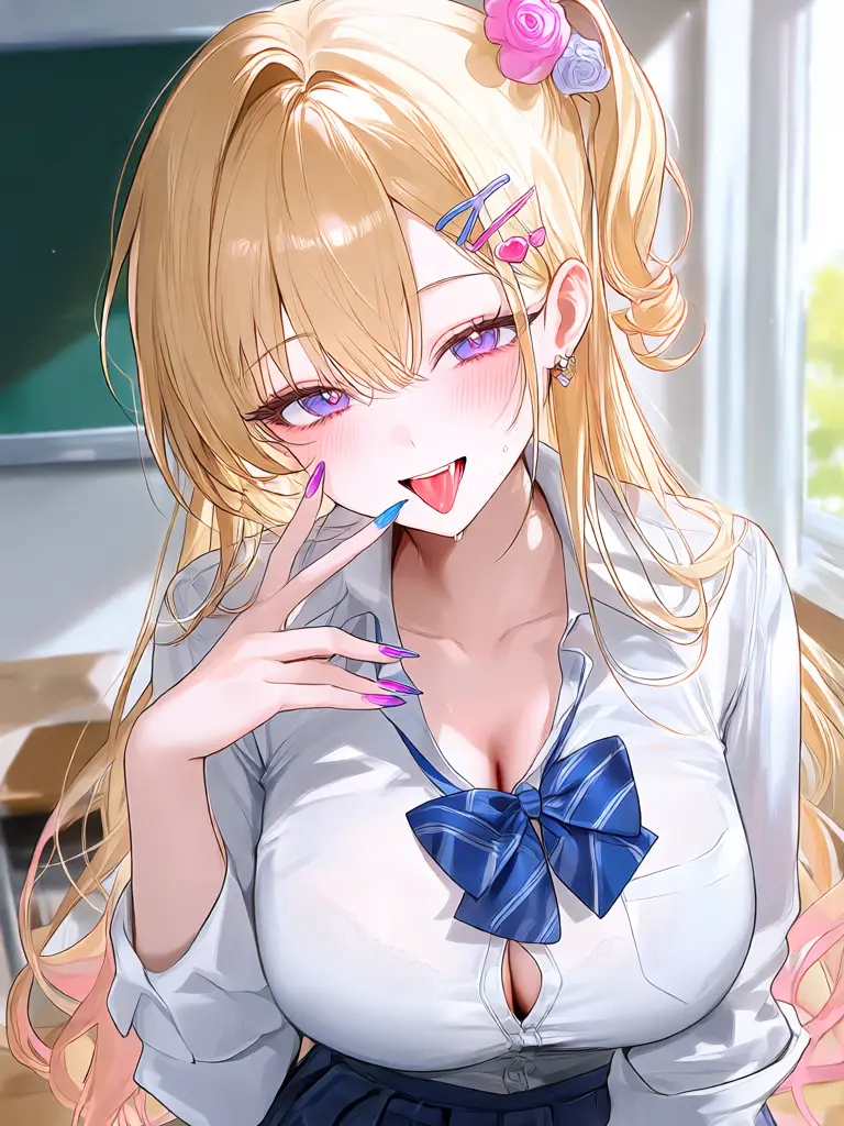 kikona0525의 金髪ギャルは今日もヤる気