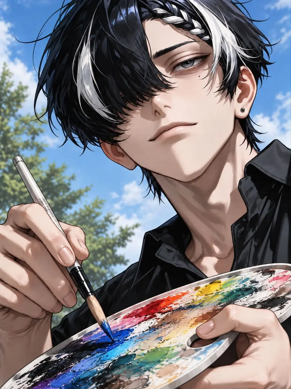 UoxoU__O6O6의 Shy Artist Awakens His Sadistic Side!?