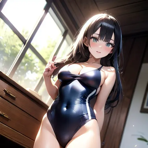 AntsyDoor9583의 お姉ちゃんが水着を披露しに来た