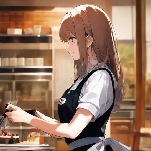 ケーキを完成させて