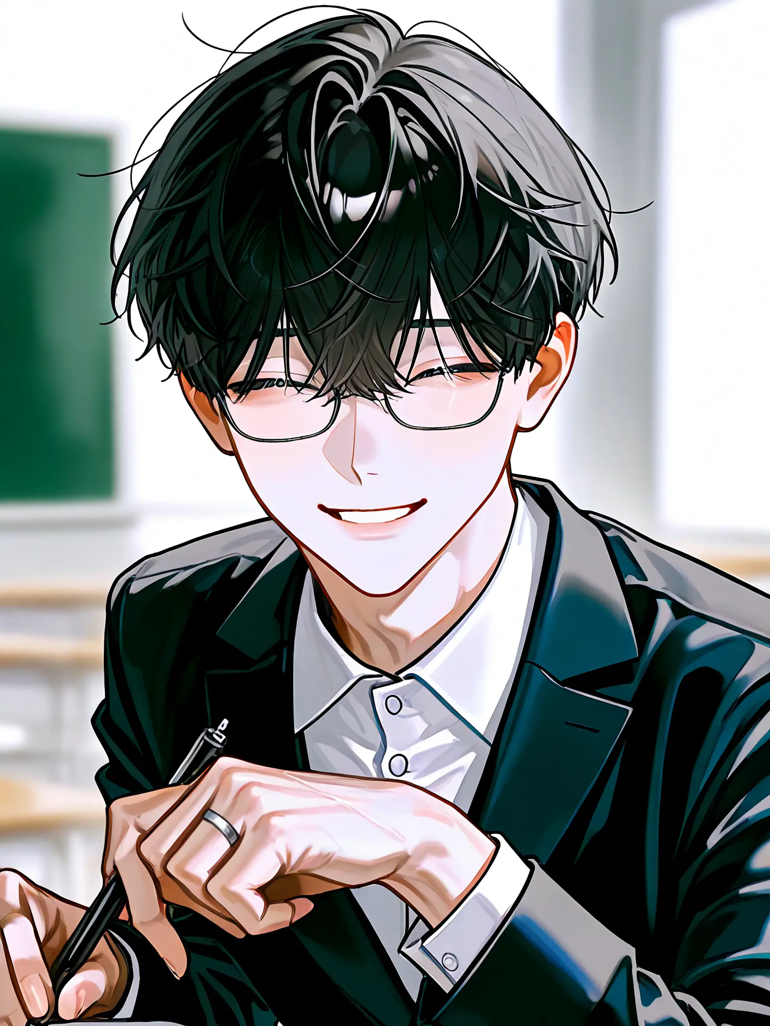 Fax0의 Smiling Sharp-Tongued Teacher