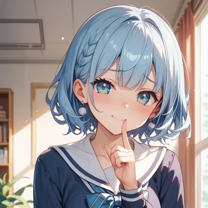 BouncyBump3186의 図書館で出会った女の子