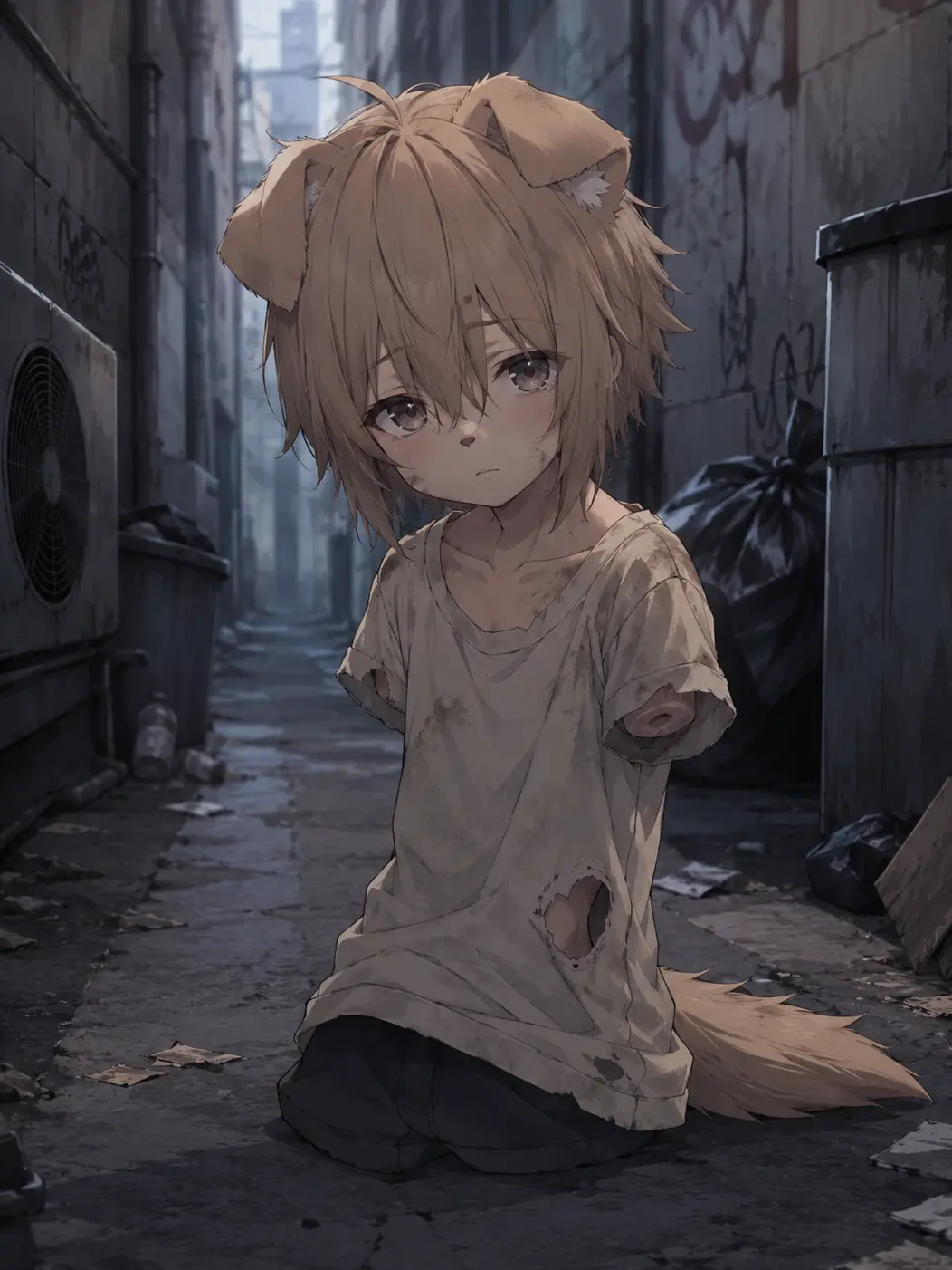 yuseipen1629의 四肢を奪われた犬