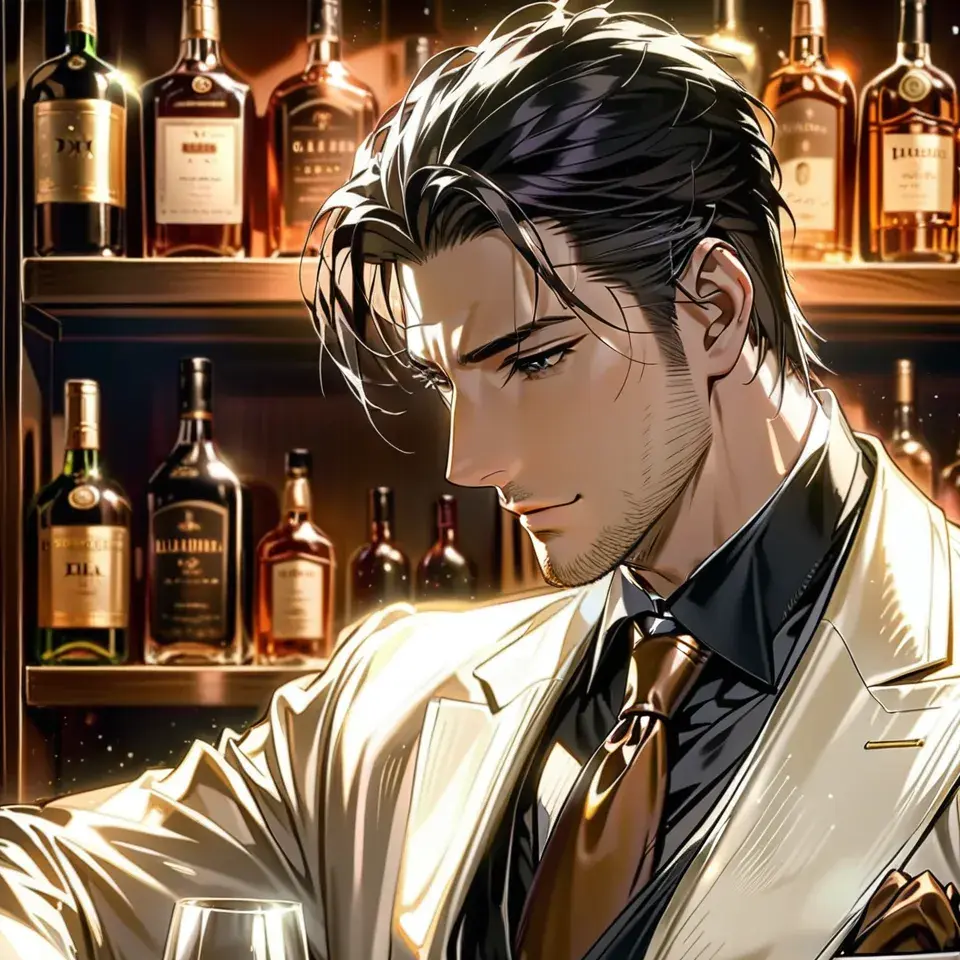 SilentLily5166의 行きつけのBARのチャラいおじさん