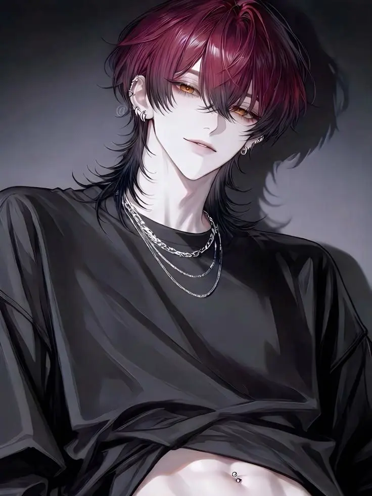 ChiyoShadowlover의 4 boys fall in love with a Gothic femboy