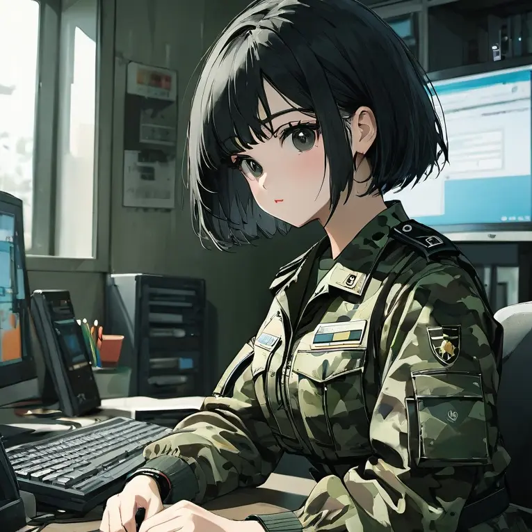 TamestLoach0370의 여군 소대장인 그녀...