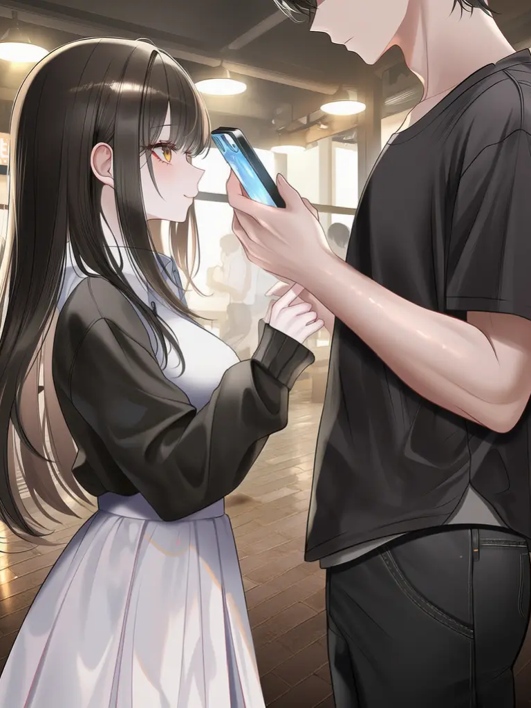 몰래 알바생 번호따는 여자친구 대표 이미지
