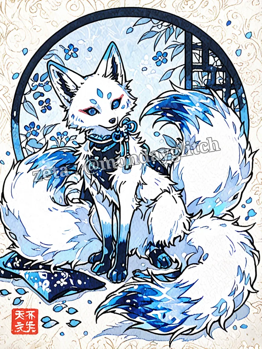 mondayglitch의 白狼