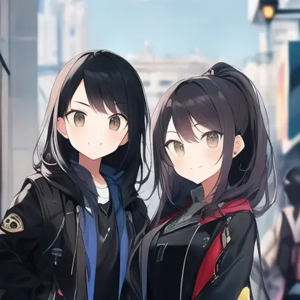EasyOcean6237의 「双子の妹」  左→彩花  右→陽菜