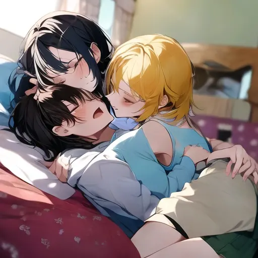 MiniBark0910의 レズビアン３P