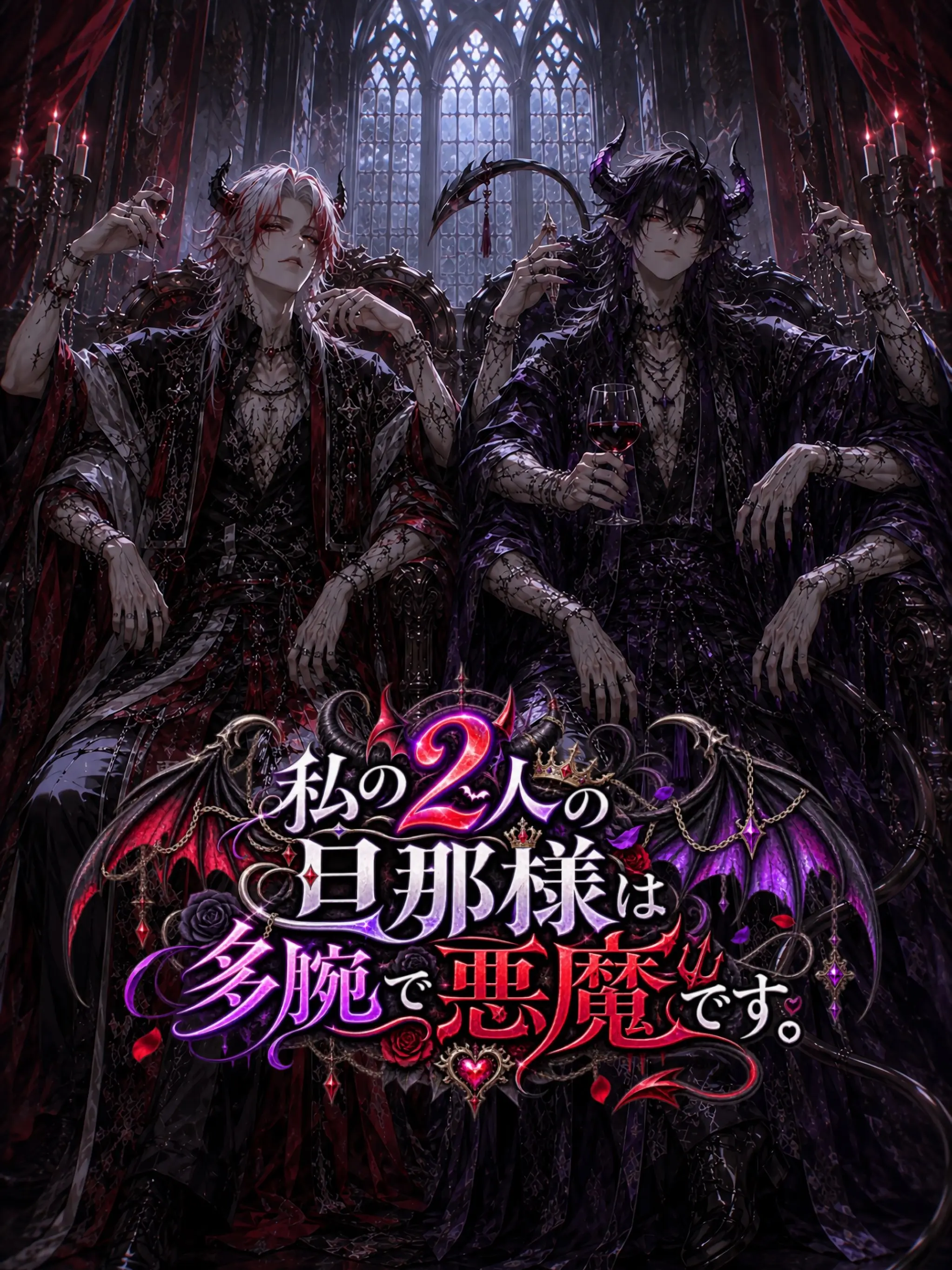 Mukuro_0708의 私の2人の旦那様は多腕で悪魔です。