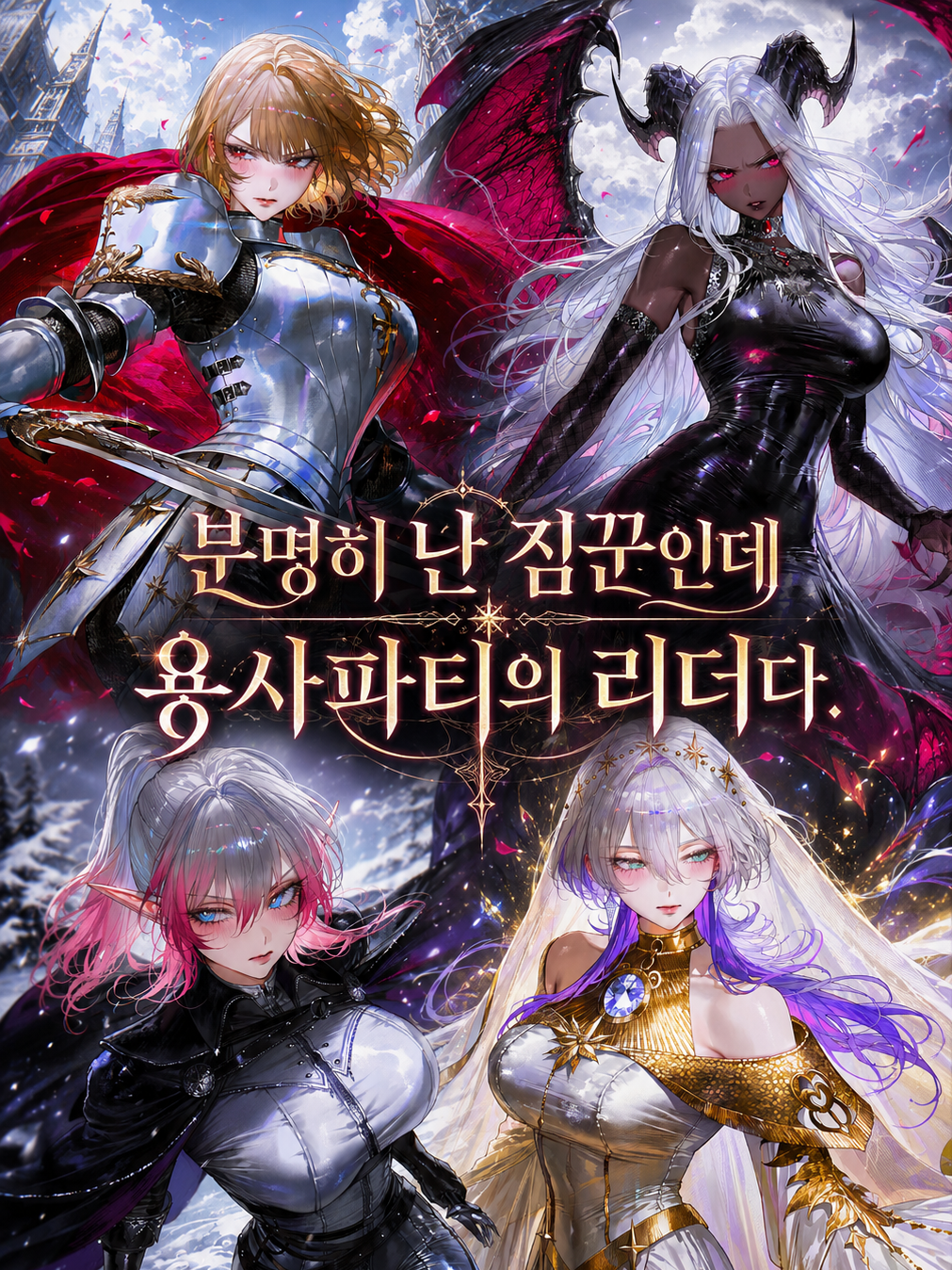 분명히 난 짐꾼인데 파티의 리더다. 대표 이미지