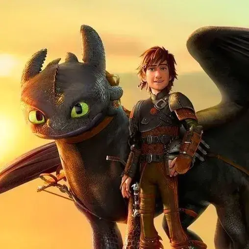AiryMamba7337의 Toothless and Hiccup
