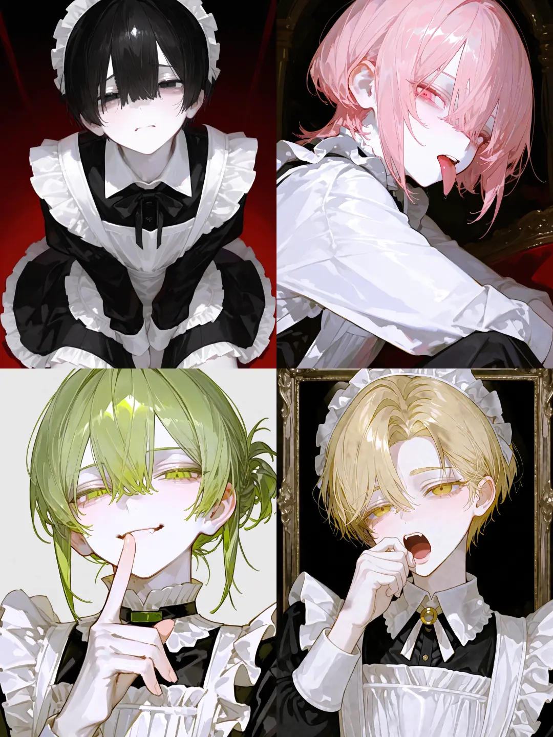 komugi3325의 4人のメイド男子