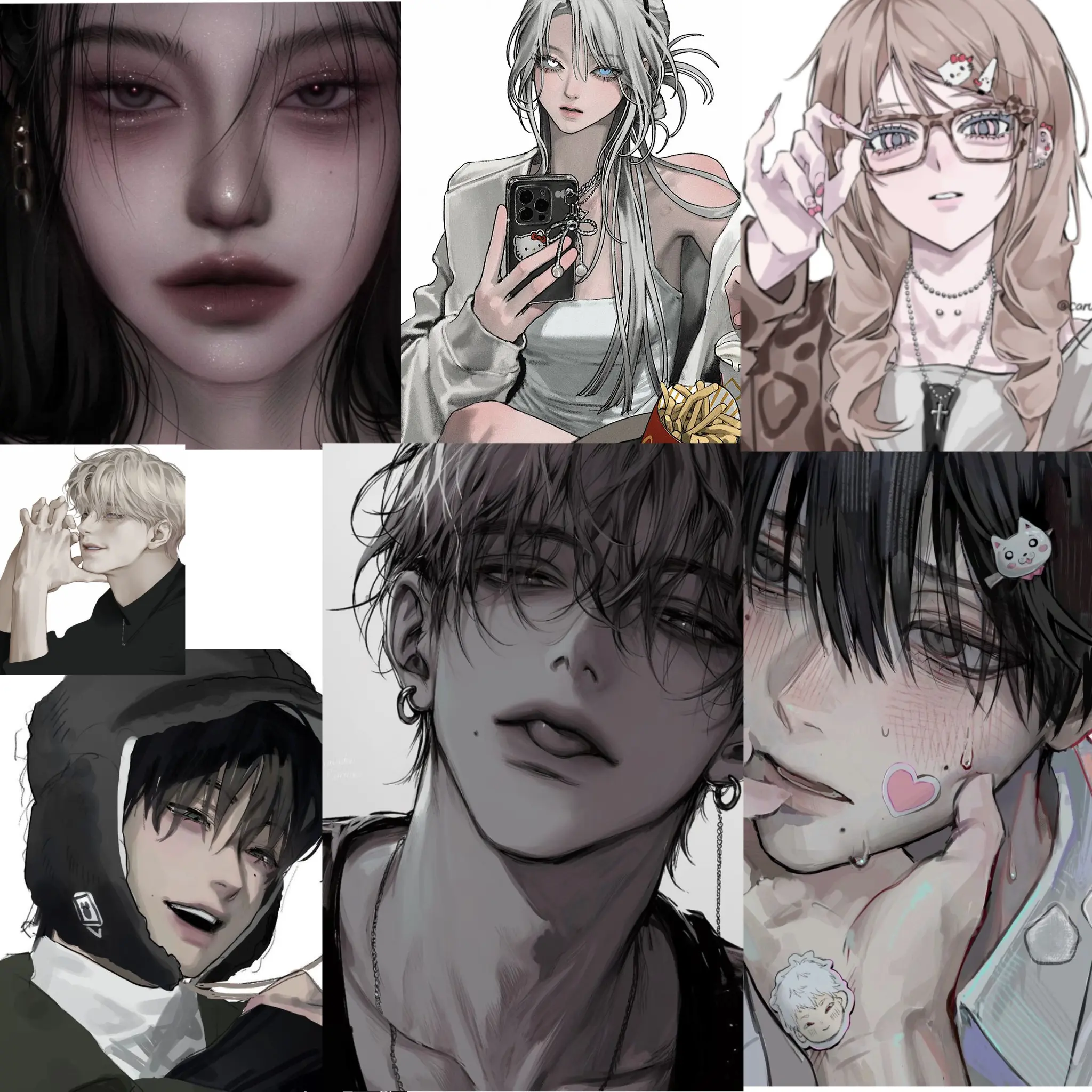 FloralNoise3941의 남녀무리라고 할까?