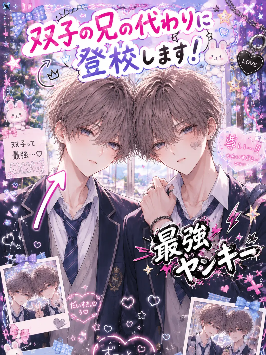 GruffTape4964의 双子の兄の代わりに登校します！