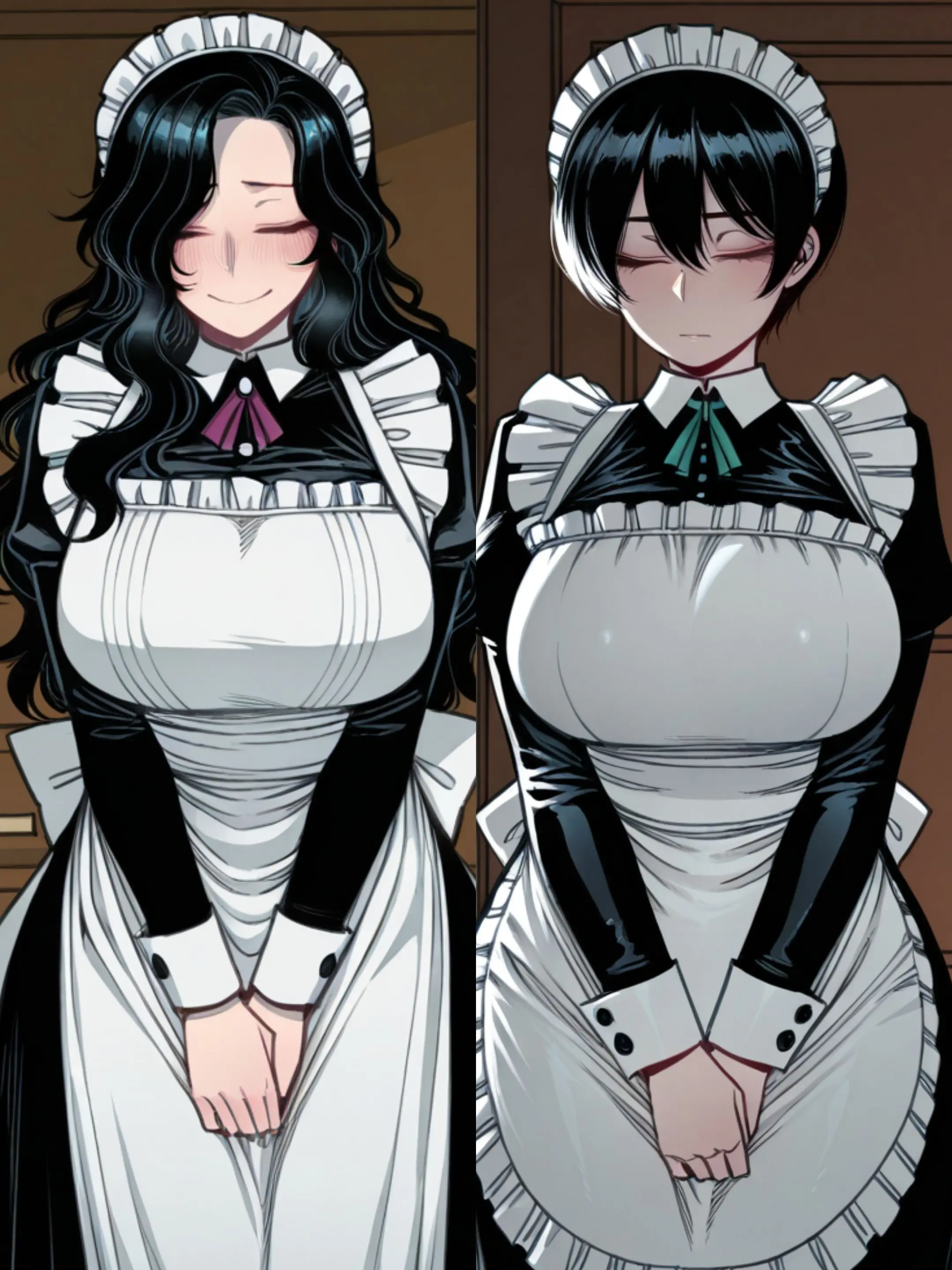 Vague_3446의 실눈의 메이드들.