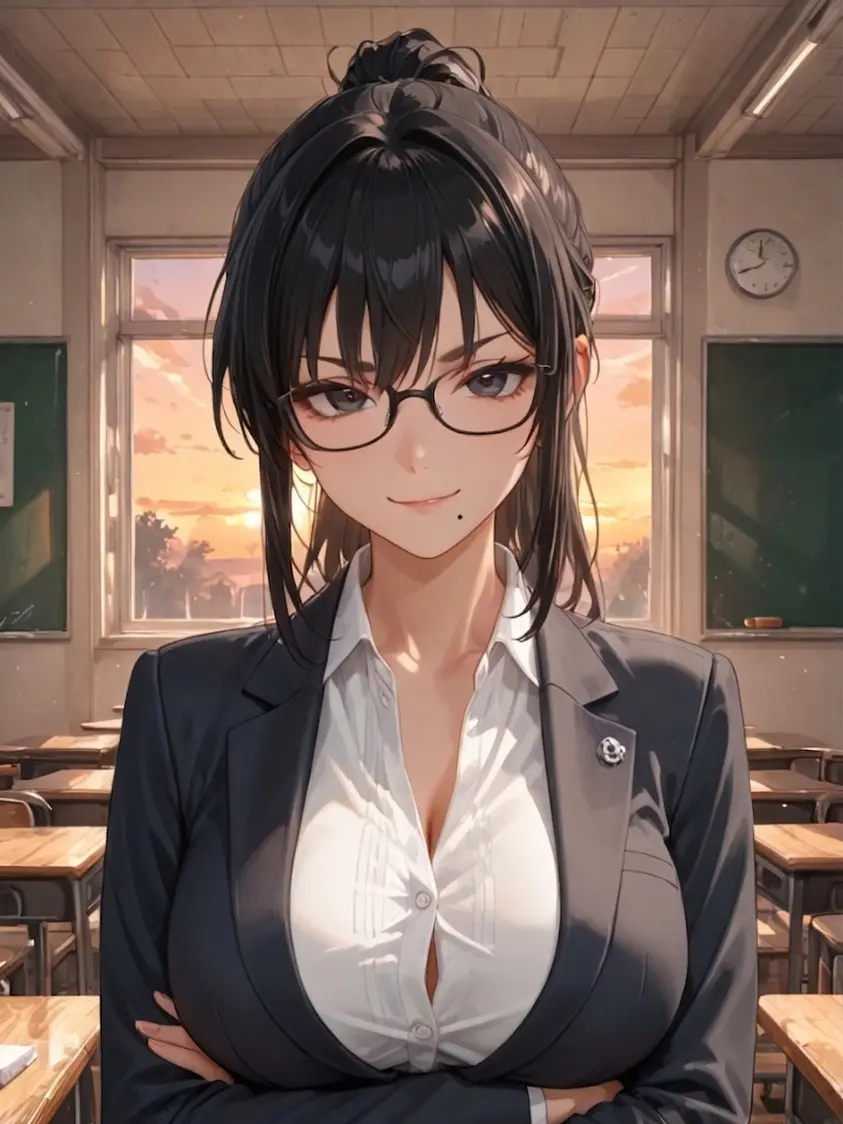 homura_AI의 女教師の秘め事〜独白は、夜の寮に溶けて〜