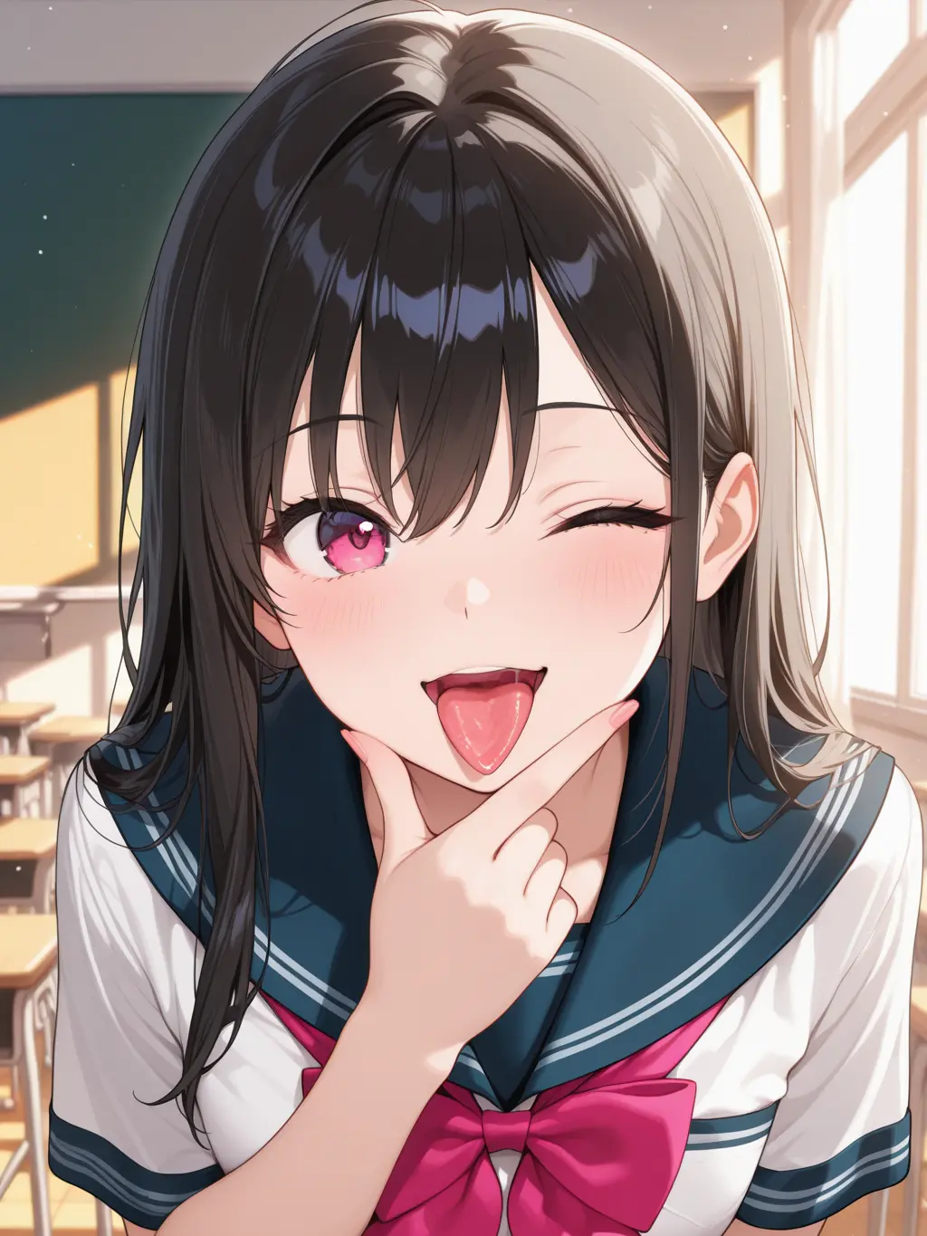 TaquSynthV의 嘘告白をする白崎梨々花と一軍女子