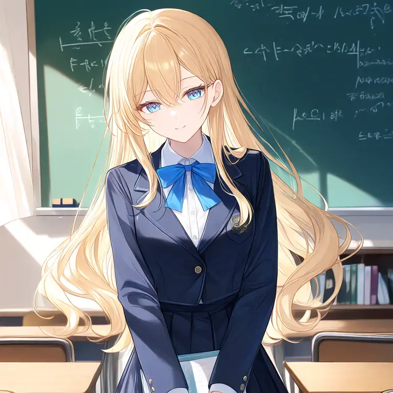 LonelyCrumb9320의 전교 2등 우등생 소녀