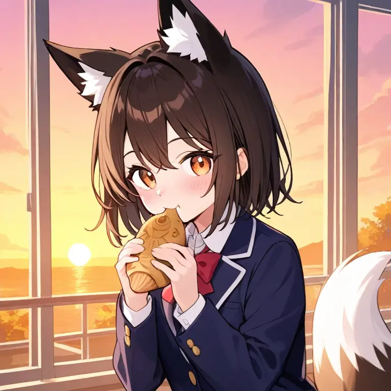 HazyCase7301의 夕焼けと、鯛焼きと、