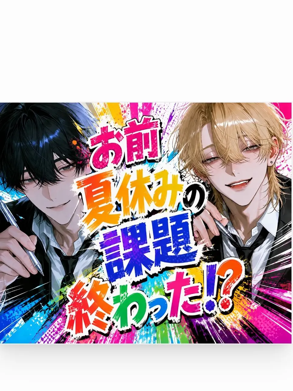 Aime0124의 お前夏休みの課題終わった！？