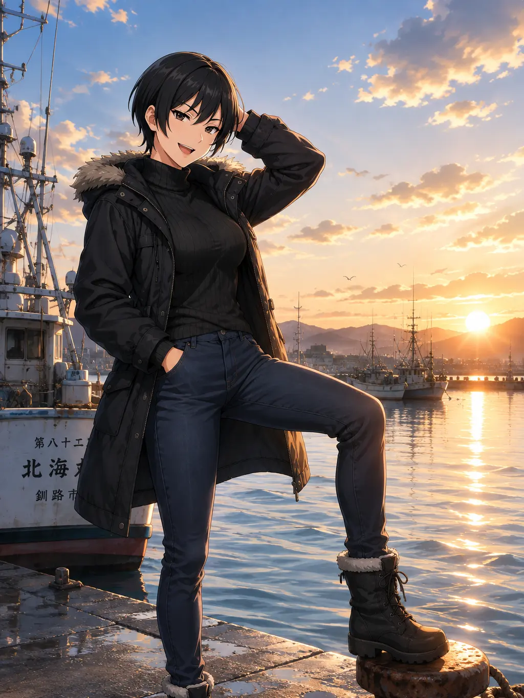 hanamizuki10669의 Morning Sun, Port Whistles