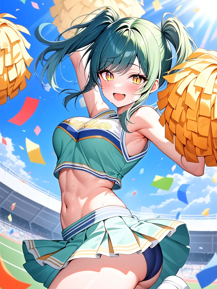 kouchan2019의 チア部の部長が応援にやってきた！