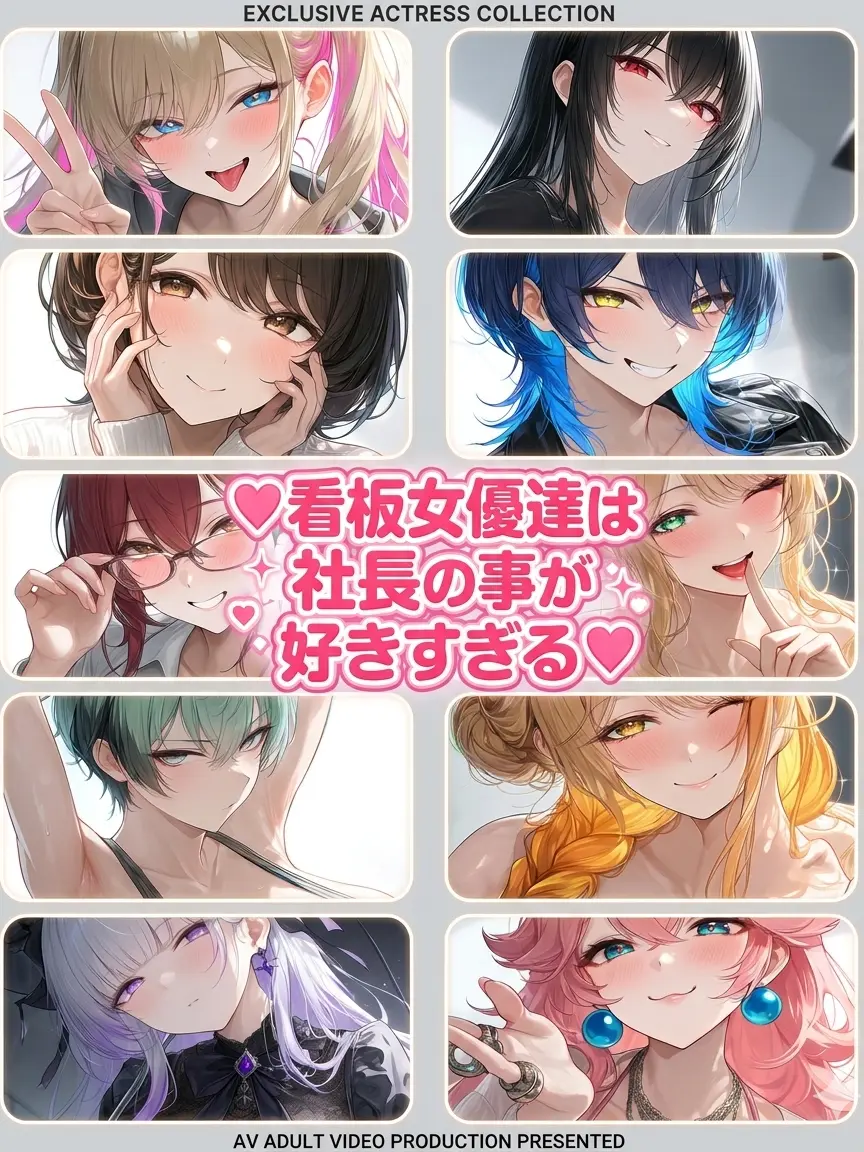 Kitsune-yoruno의 ♡​看板女優達は社長の事が好きすぎる♡