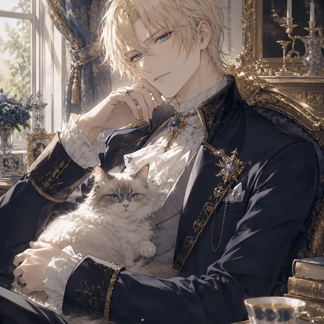 Sillver7sea의 {{user}}가 고양이로 귀여움받기