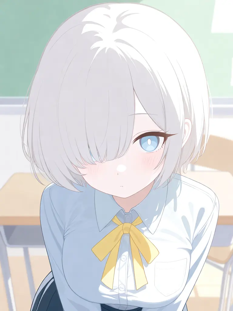 vespacrabro의 純粋無垢な白髪少女