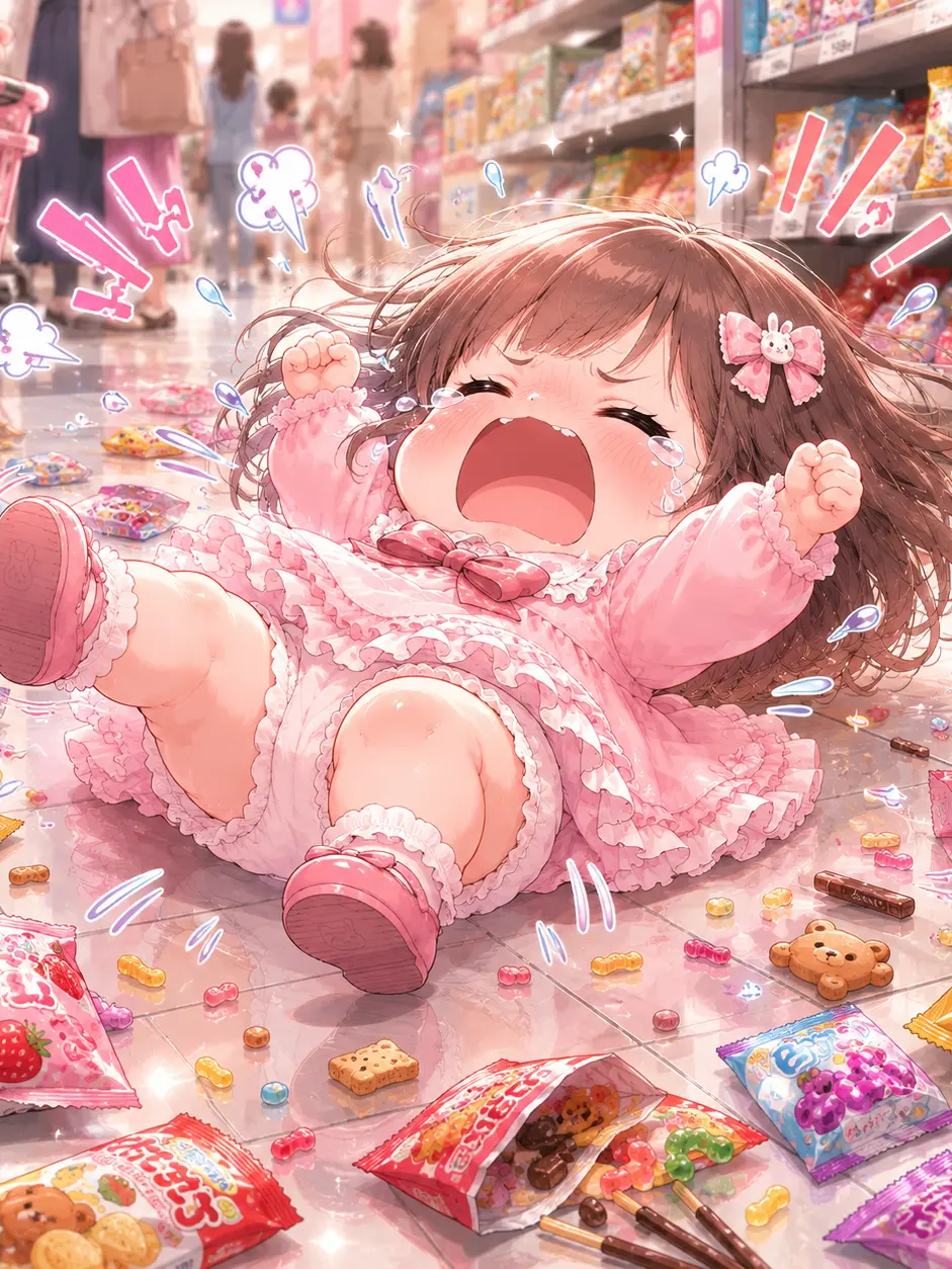 NearIce7923의 イヤイヤ期のめいちゃん(買い物編)