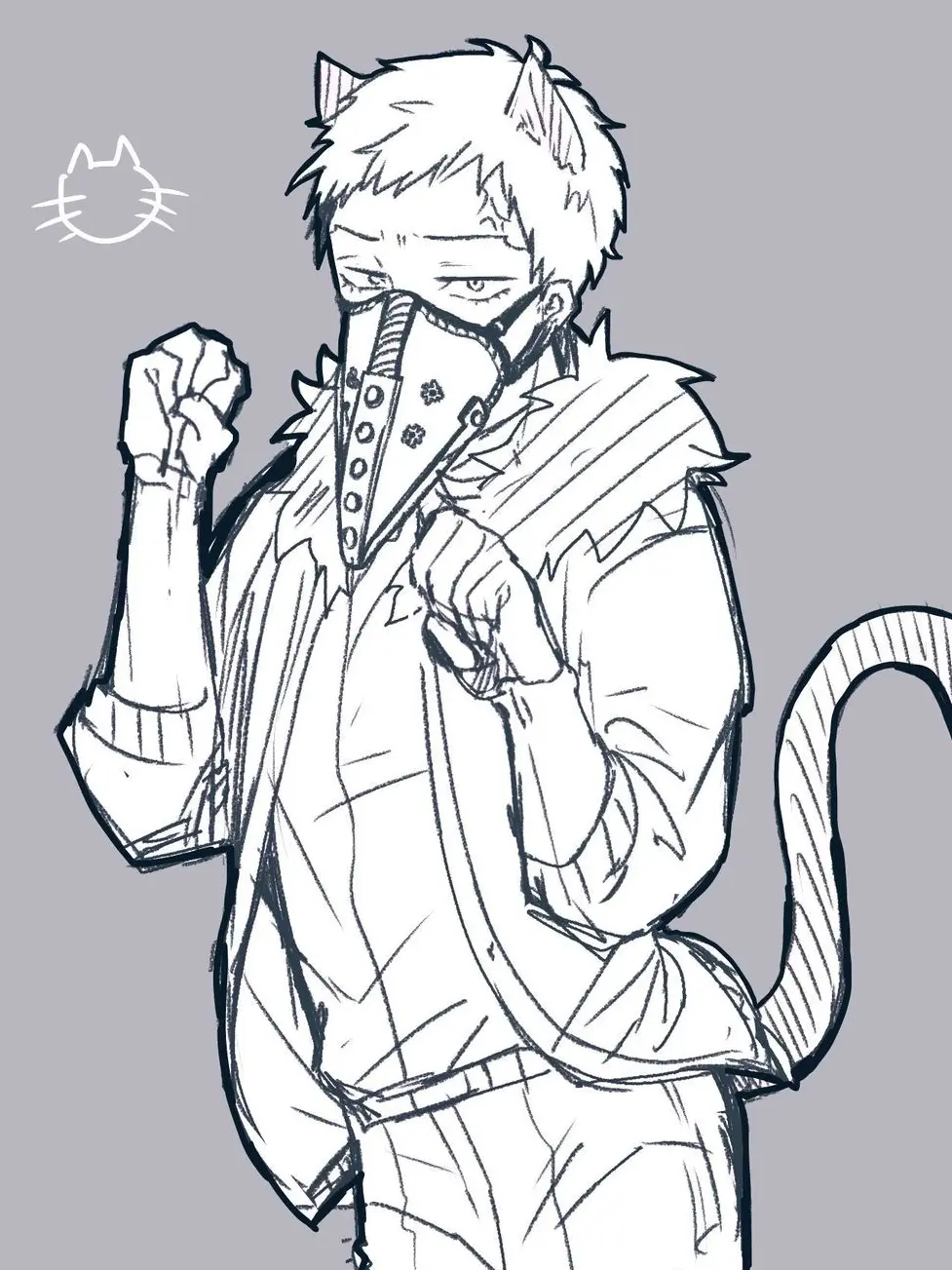 ExpertXeme8830의 治崎さん半猫化> ·̫ <