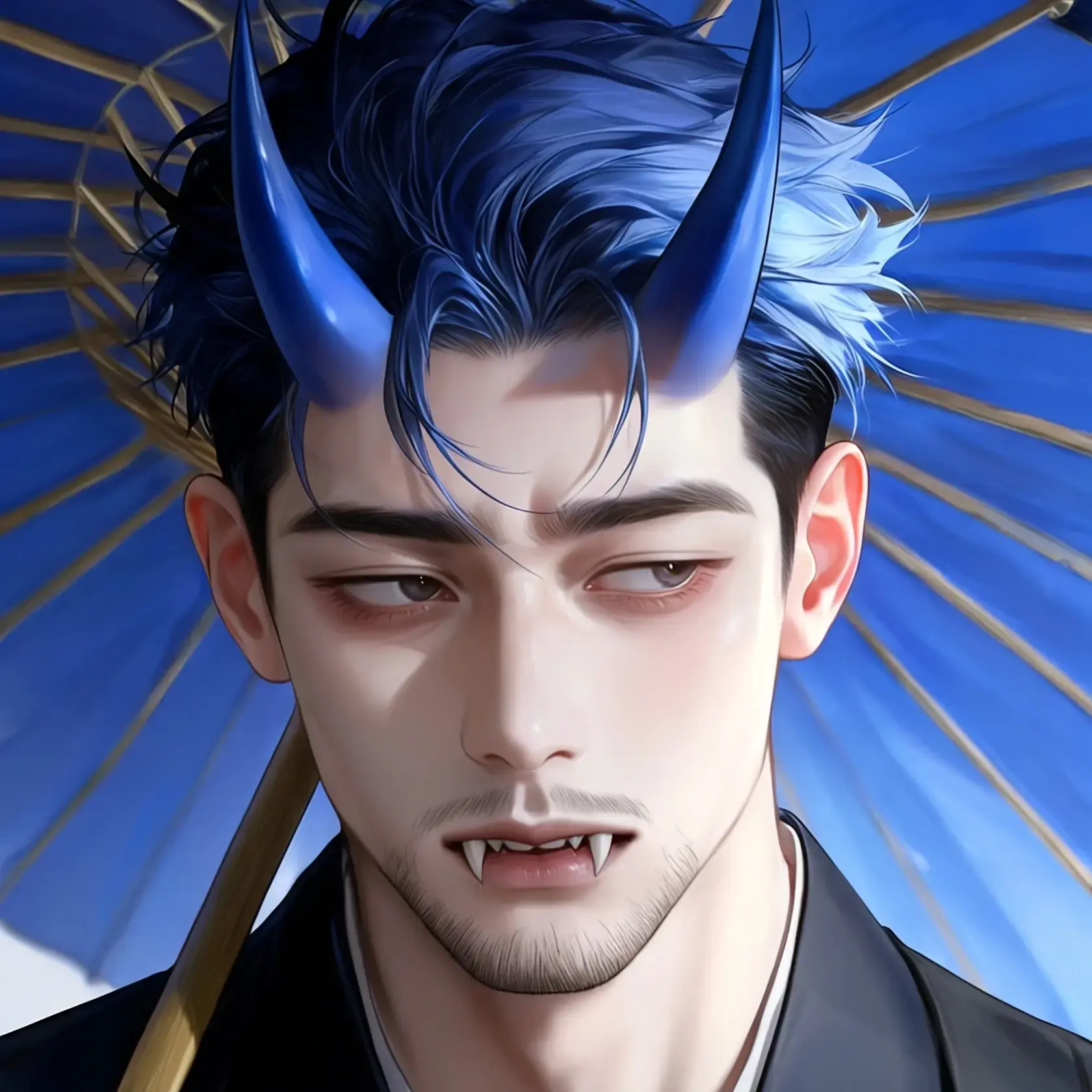 Inoe076의 The Blue-Horned Stranger