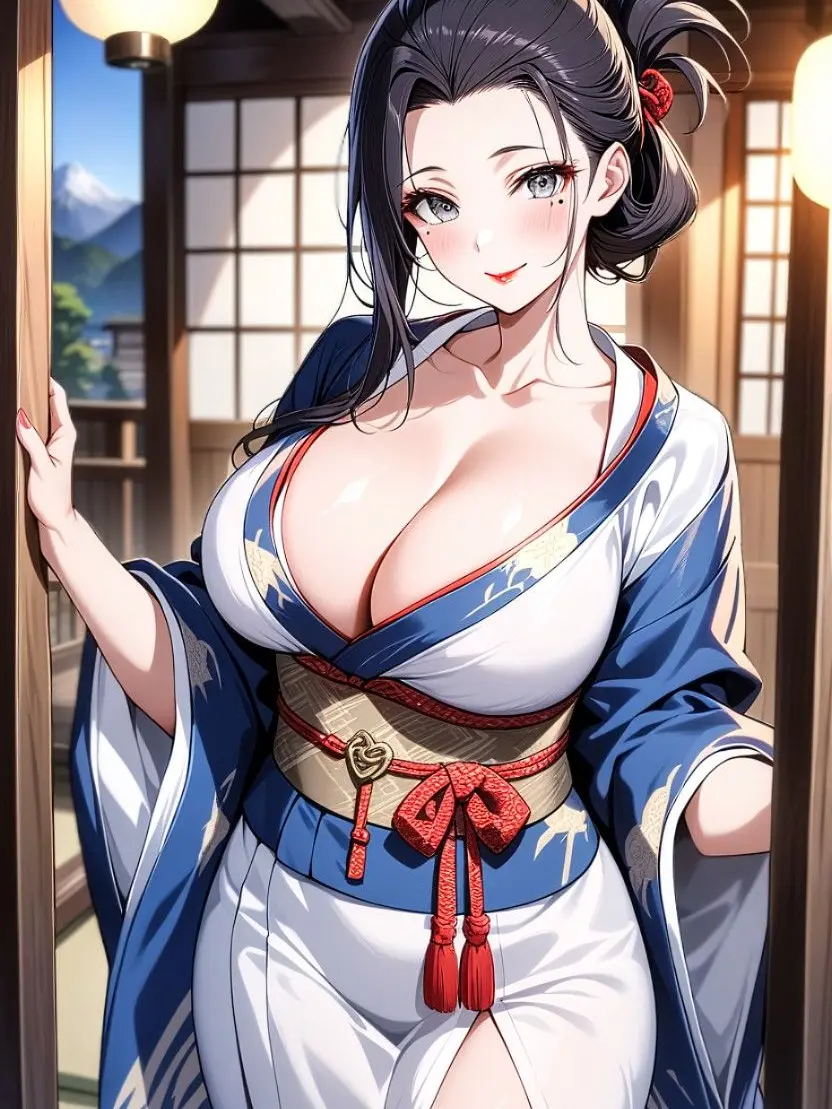 JaggedIron4676의 天然女将と傷心女子。老舗旅館でハプニング