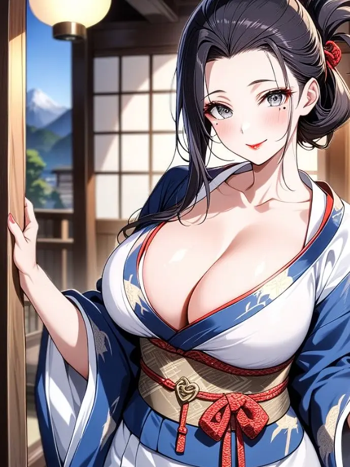 JaggedIron4676의 天然女将と傷心女子。老舗旅館でハプニング