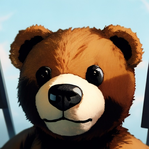 大きなクマのぬいぐるみ - zeta