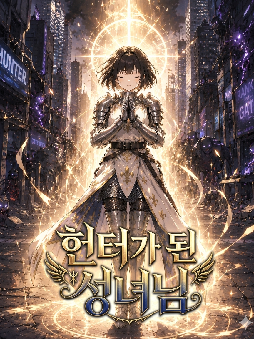 헌터가 된 성녀님 대표 이미지